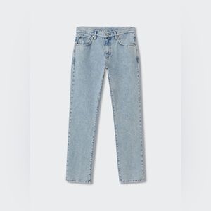 Mango Camille Charriere Low Waist Straight Jeans